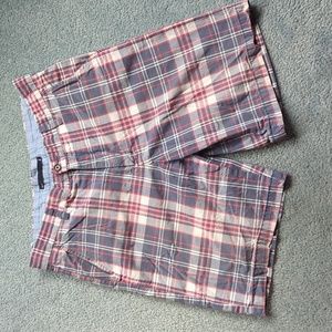 Nautica men's plaid shorts 34w 9" L